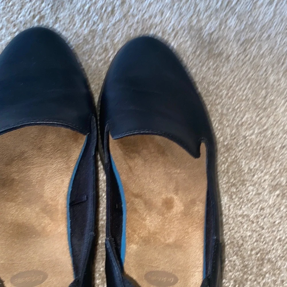 Dr Scholls “Jettison” Minimalist Women's Black comfort Loafers size 8.5 M